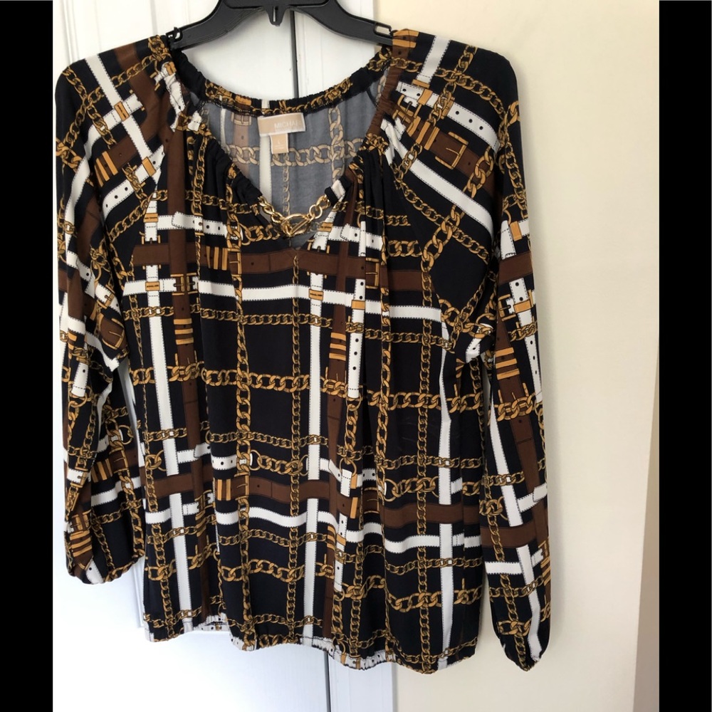 Michael Kors top/ blouse size large